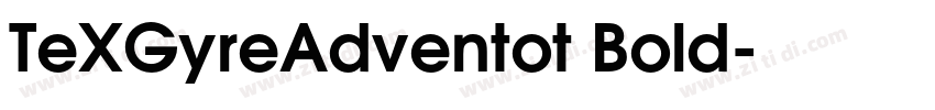 TeXGyreAdventot Bold字体转换
